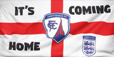 Football Flag Custom Print Size 4ft x 2.5ft (122cm x 76cm)